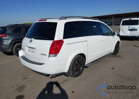 2004 Nissan Quest 3.5 Sl z USA, uszkodzony, nr VIN 5N1BV28U24N347203